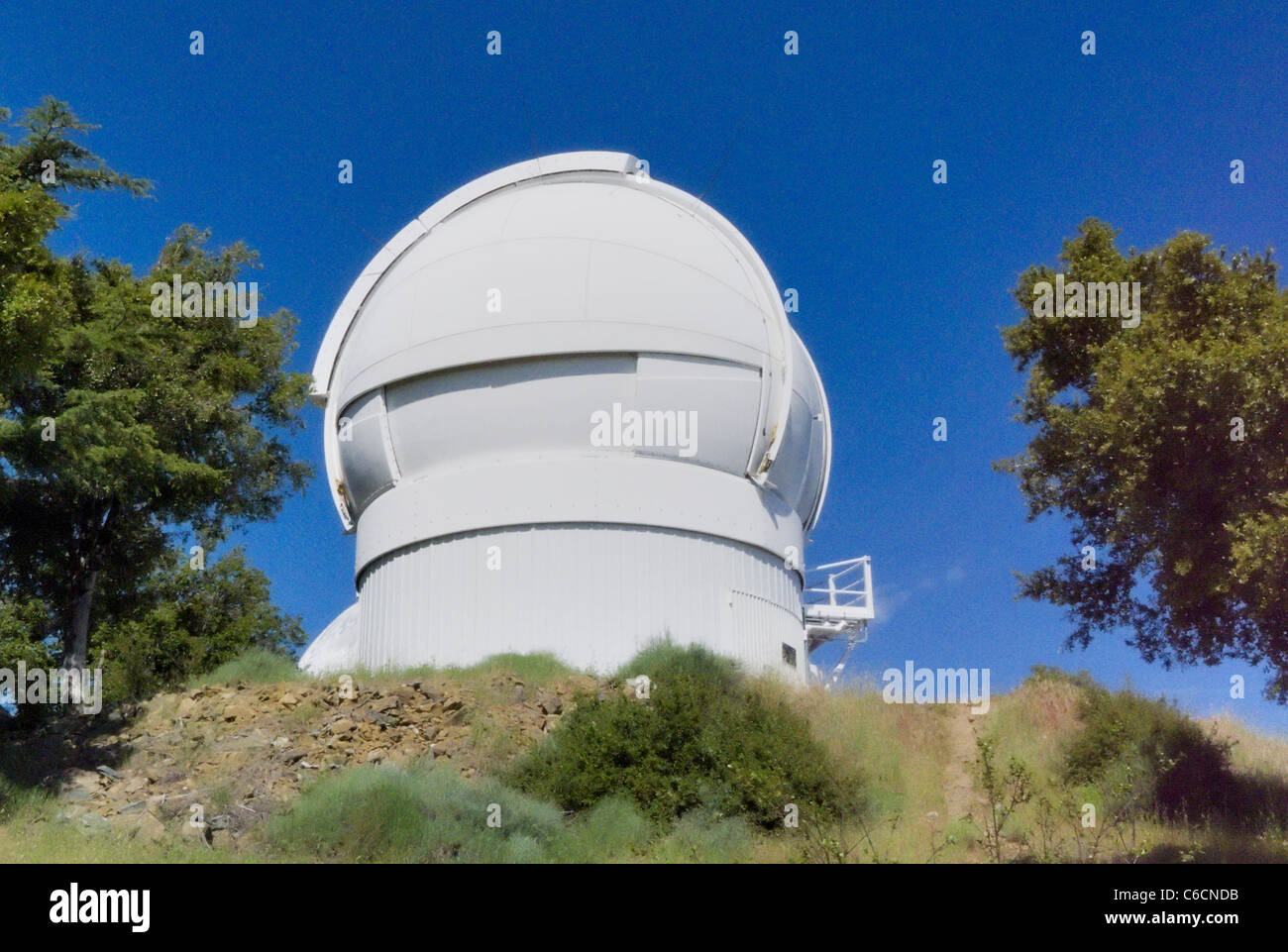 Automated Planet Finder - Lick Observatory, Mt. Hamilton above San Jose California Stock Photo