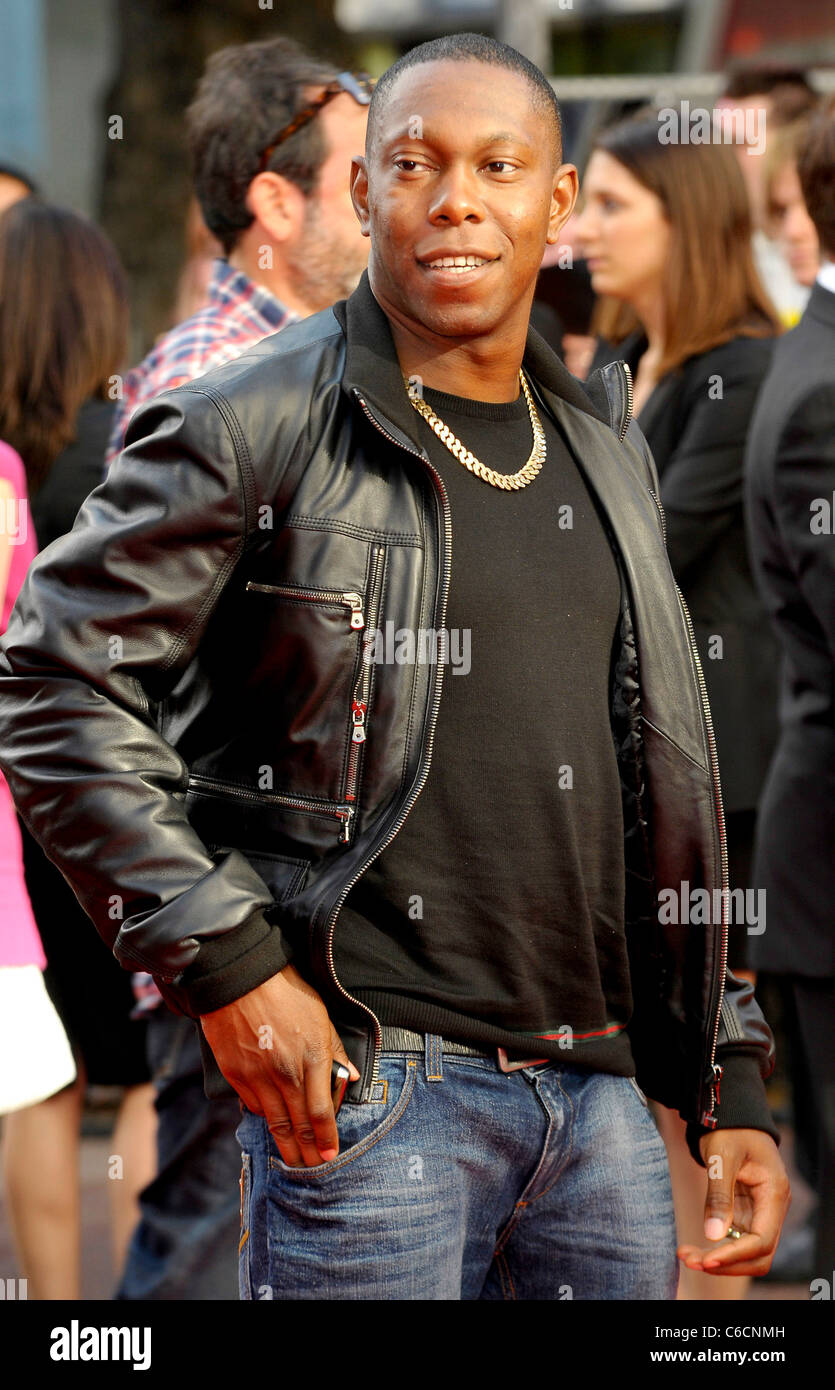 Dizzee Rascal UK film premiere of Karate Kid held at the Odeon Cinema ...