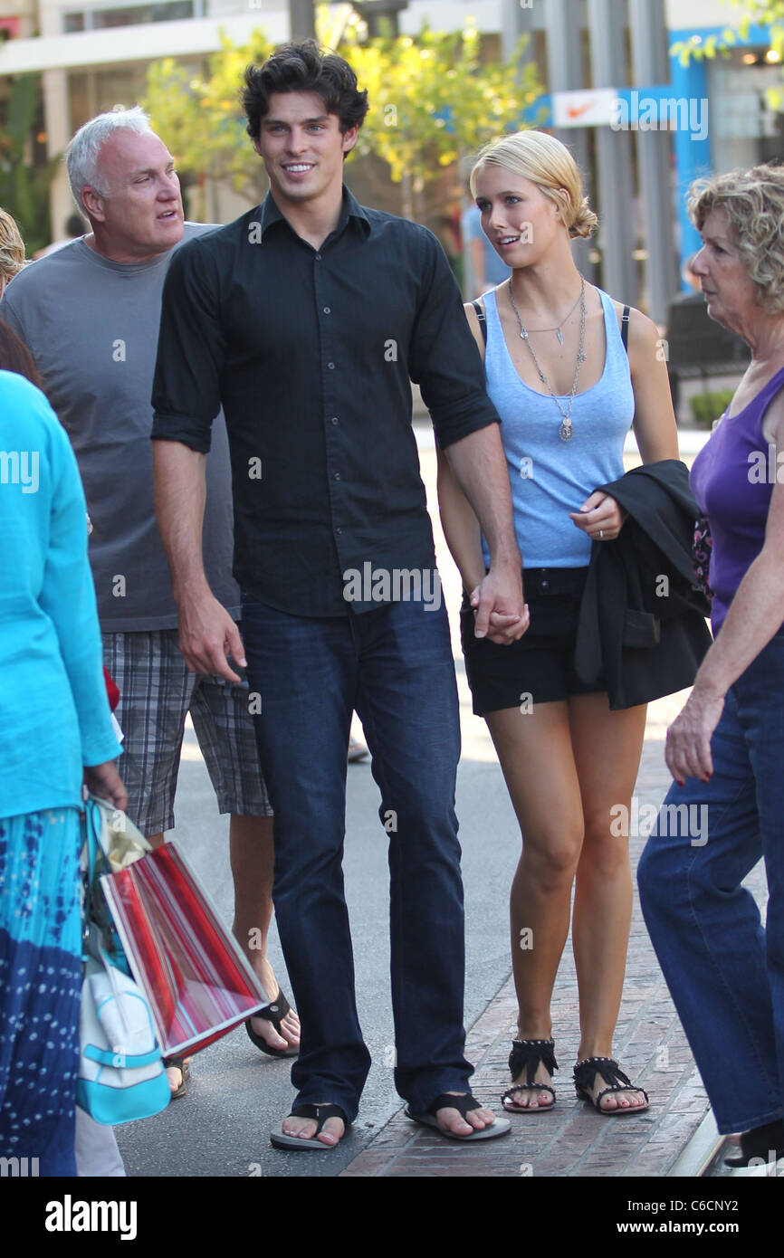 Adam Gregory and Sheridan Sperry '90210' actor Adam Gregory shopping at