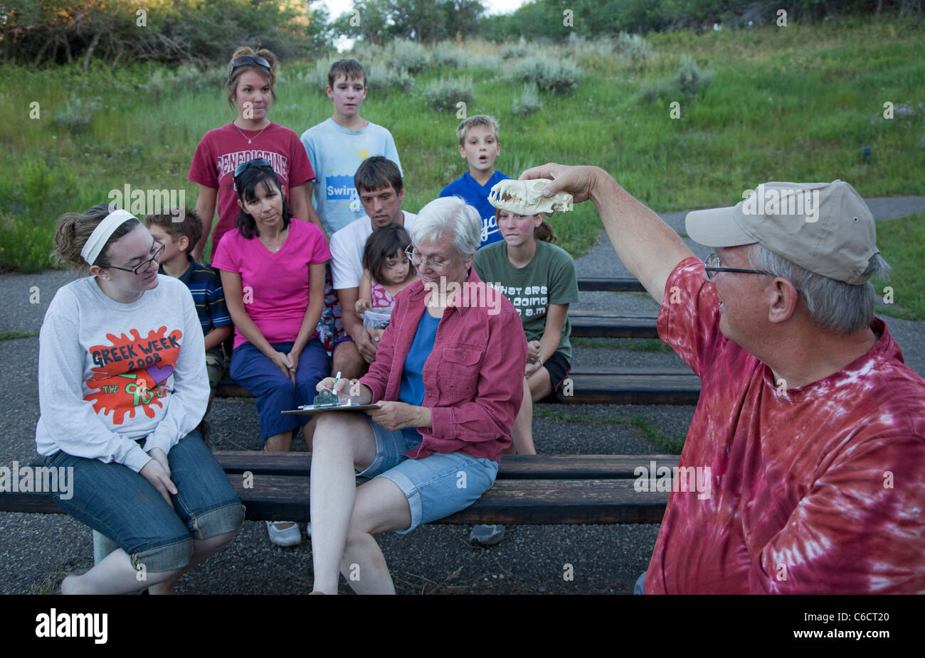 Ranger Program at Black Canyon of the Gunnison National Park Stock Photo