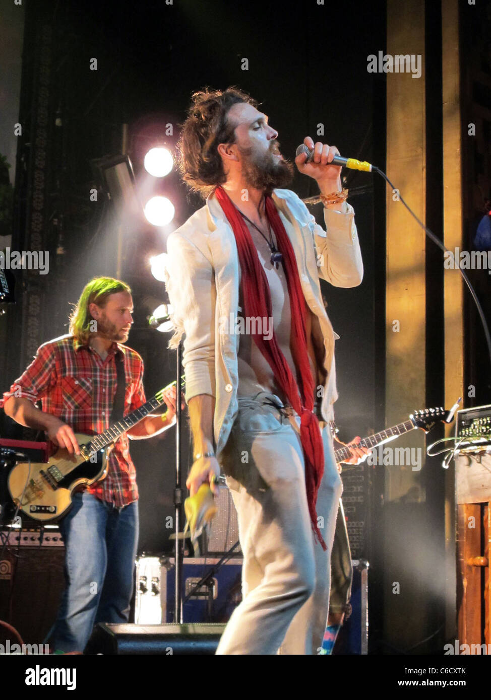 Alex Ebert Edward Sharpe and the Magnetic Zeros perform at Webster Hall ...