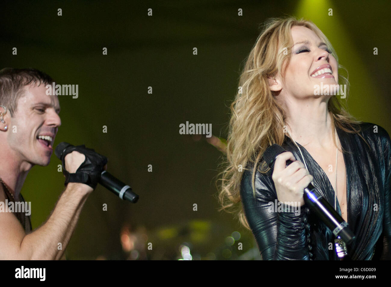 Jake Shears, Kylie Minogue Singer Kylie Minogue makes a surprise guest