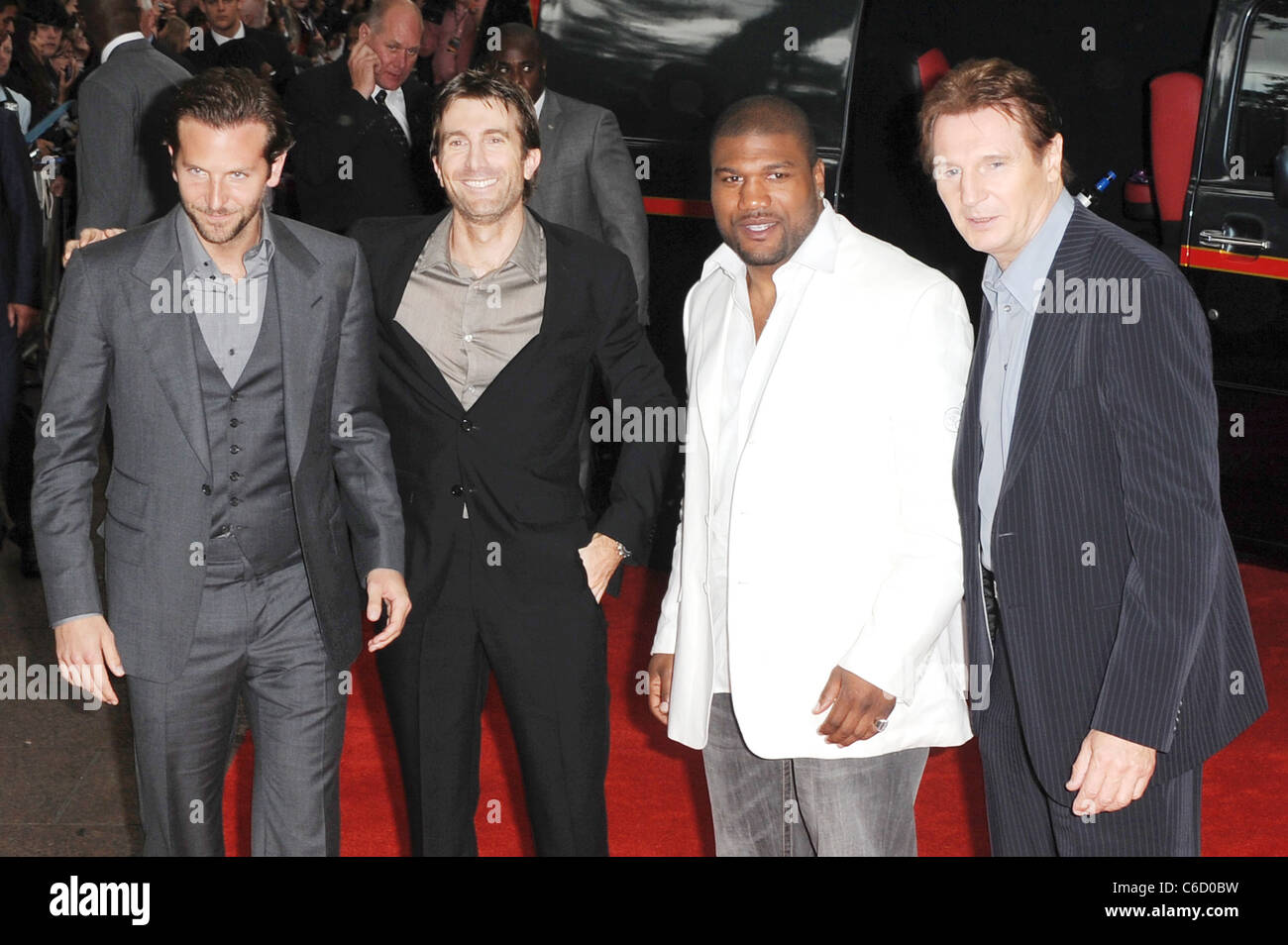 Bradley Cooper, Sharlto Copley, Quinton 'Rampage' Jackson and Liam Neeson UK film premiere of
