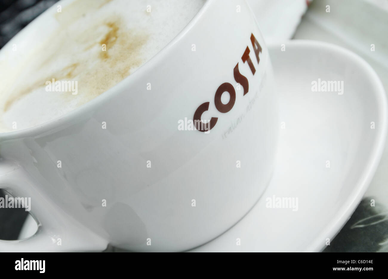 Image large latte in costa hi-res stock photography and images - Alamy