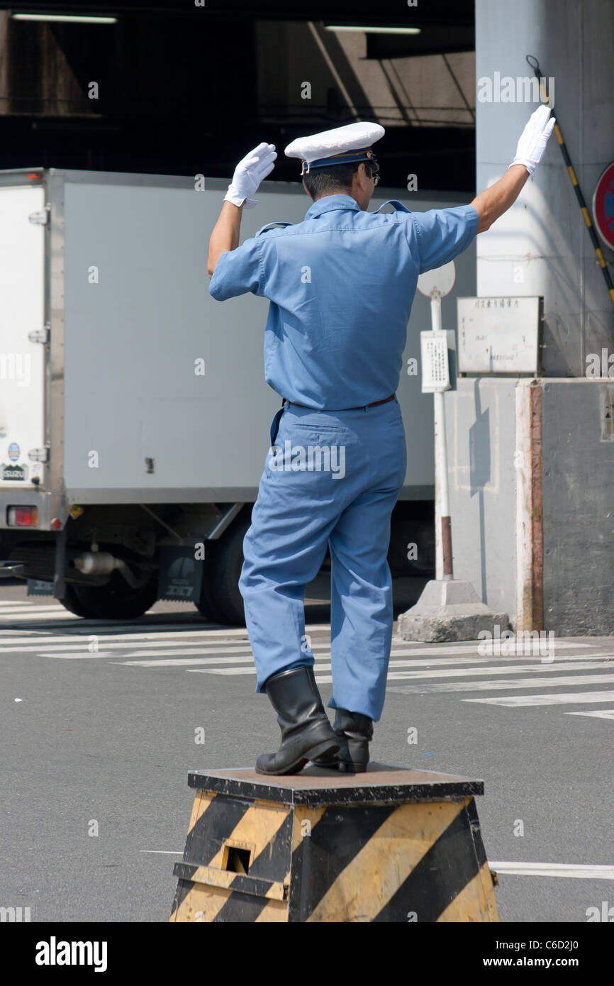 Traffic Director Stock Photo