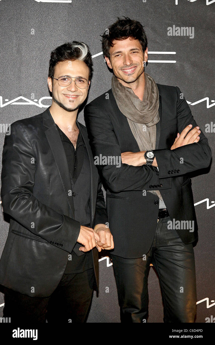 Model Andres Velencoso attends a MAC Pro Cosmetics anniversary event