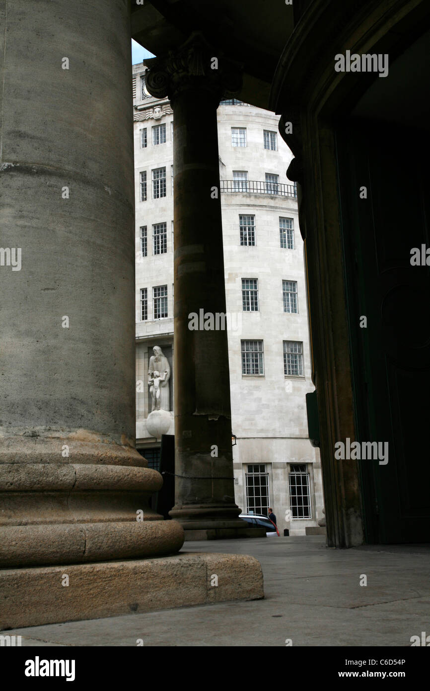 Bbc broadcasting house church hi-res stock photography and images - Alamy