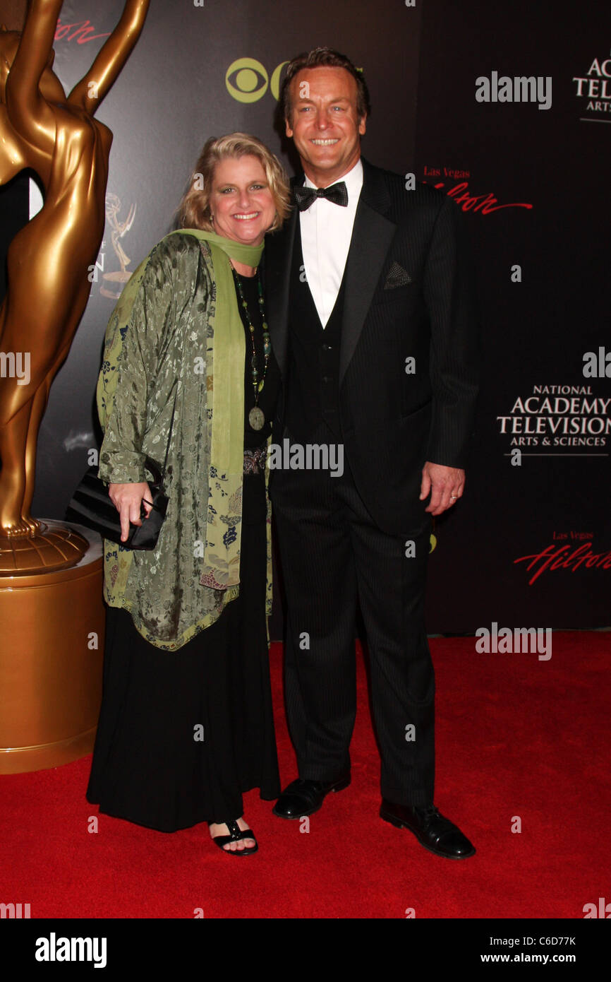 Doug Davidson and his wife Cindy 2010 Daytime Emmy Awards held at Las ...