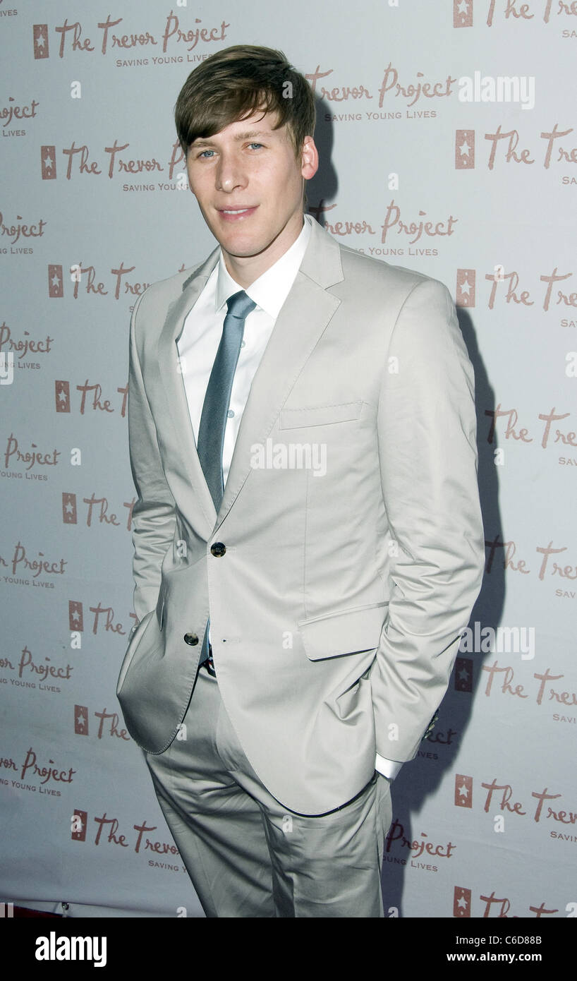 Dustin Lance Black Attends The 10th Annual Trevor New York Summer Gala New York City Usa 28 06 10 Ivan Nikolov Stock Photo Alamy