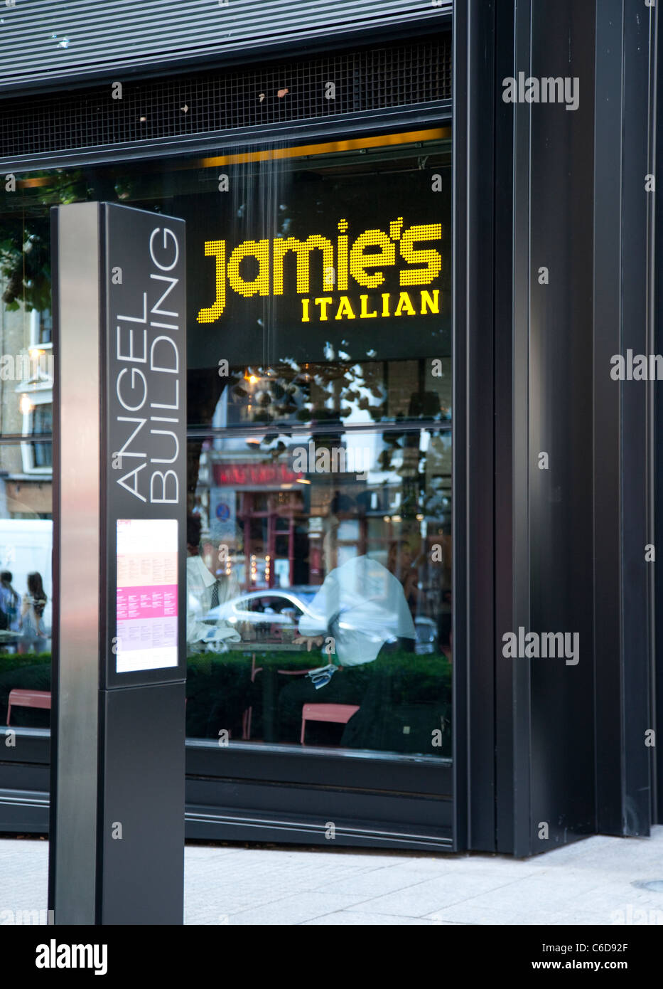 Jamie's Italian restaurant (Jamie Oliver) opens in Islington, London Stock Photo