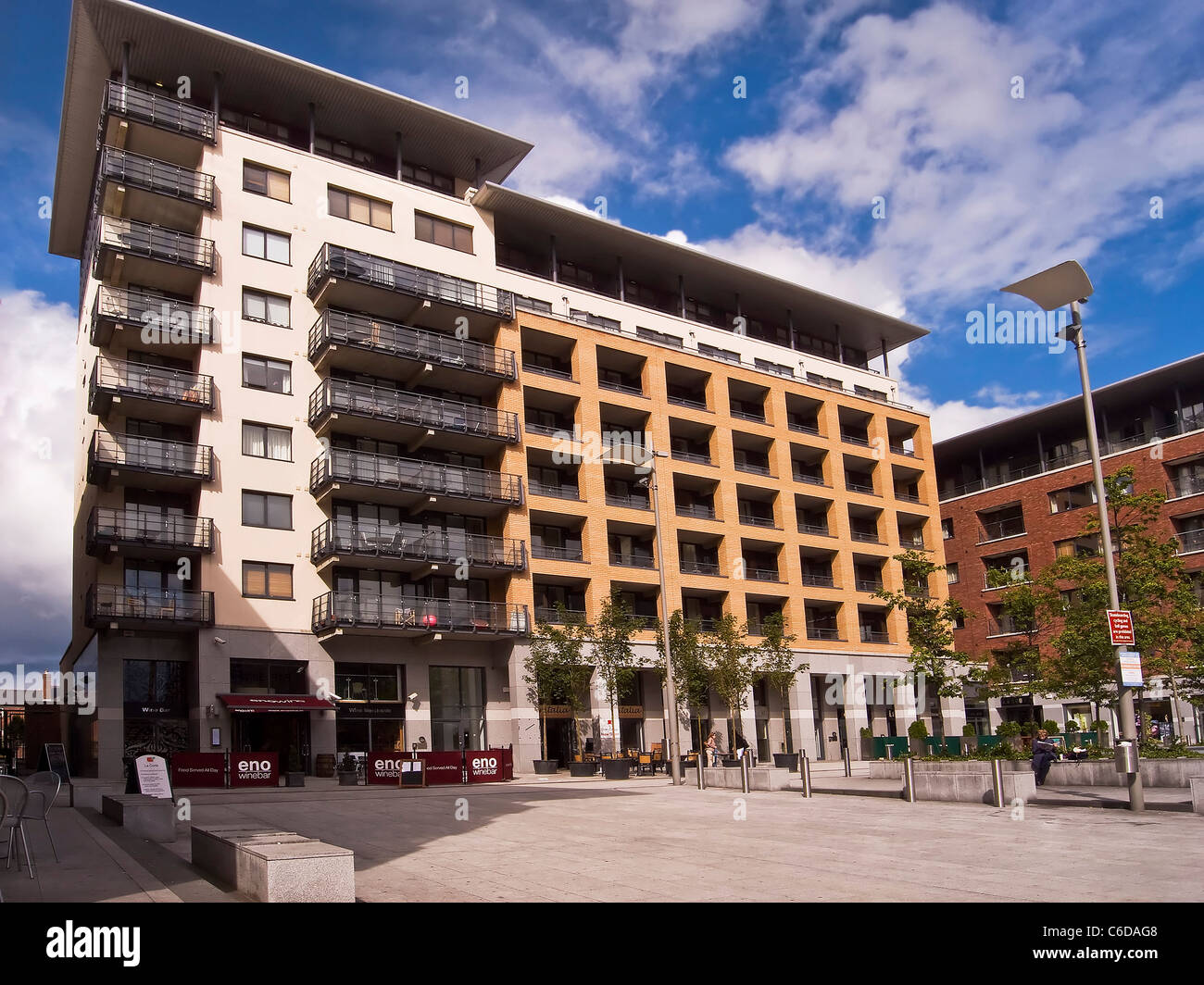 Dublin Mayor Street Apartments Flats Ireland Stock Photo Alamy