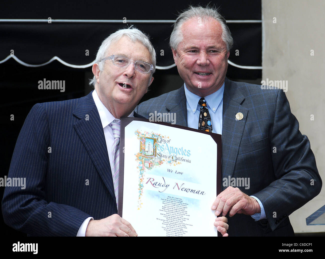 Randy Newman Singer and composer Randy Newman is honoured with the