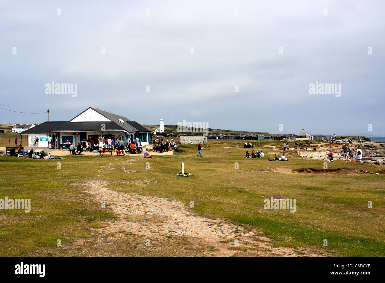 THE CLIFF TOPS OF PORTLAND BILL. DORSET UK Stock Photo Alamy