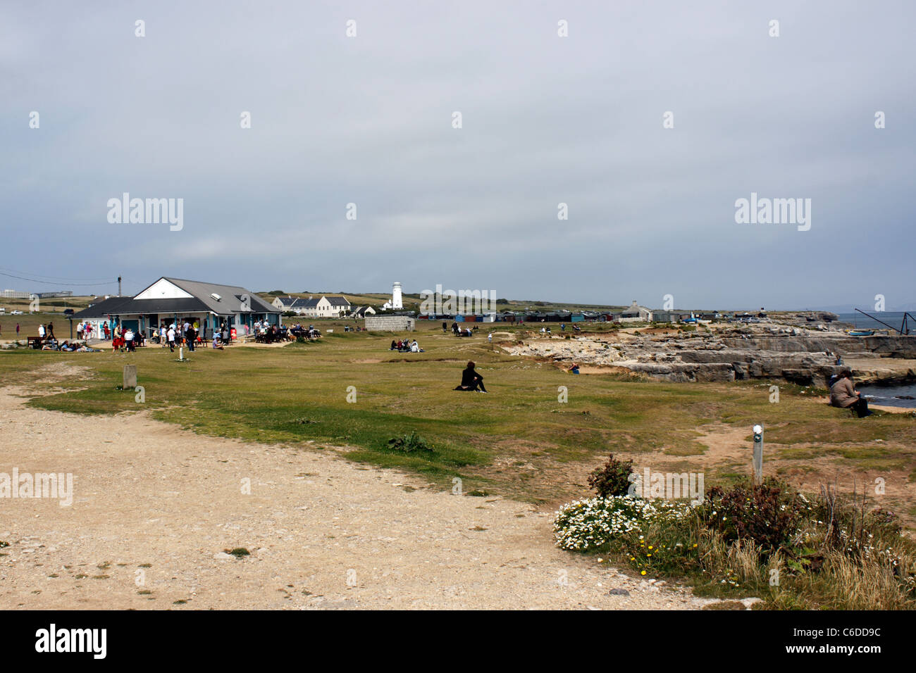 THE CLIFF TOPS OF PORTLAND BILL. DORSET UK Stock Photo Alamy