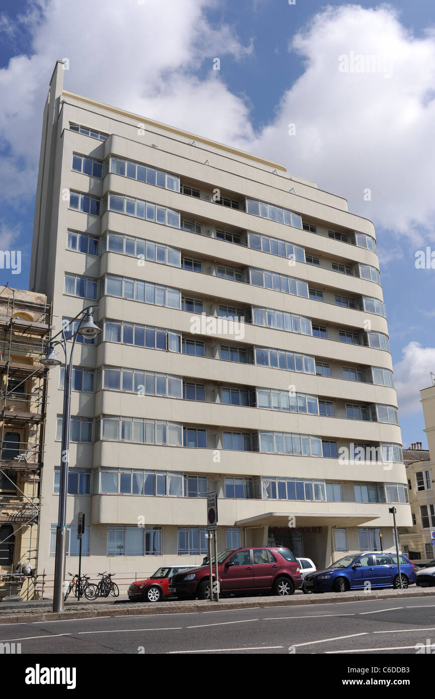 A great example of art deco style architecture at Embassy Court a well known block of flats or