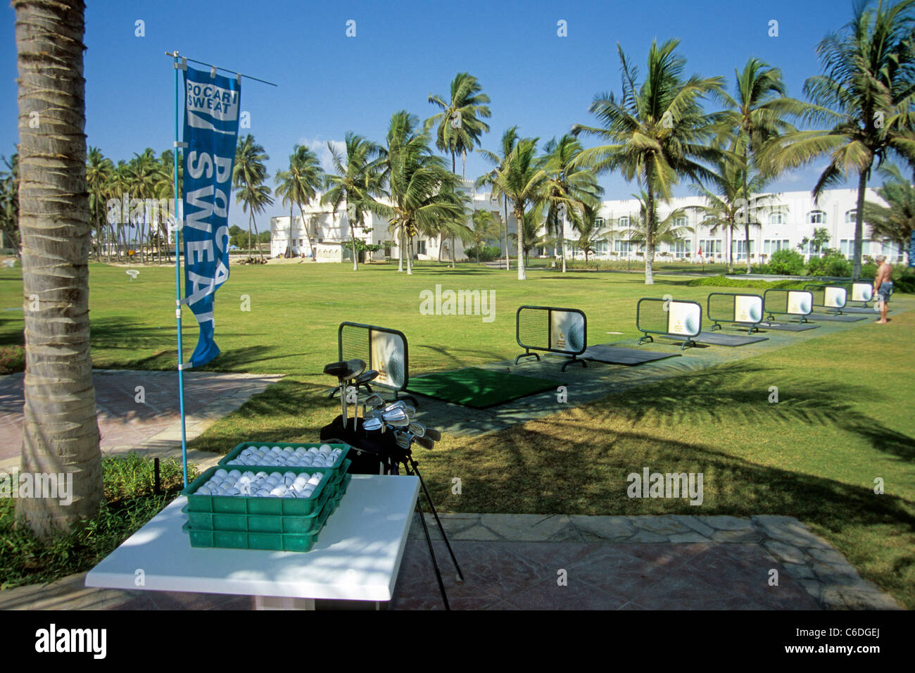 Golfplatz, Golfanlage,Crown Plaza Hotel, Salalah, Golf course,Crown Plaza Hotel, Salalah Stock Photo
