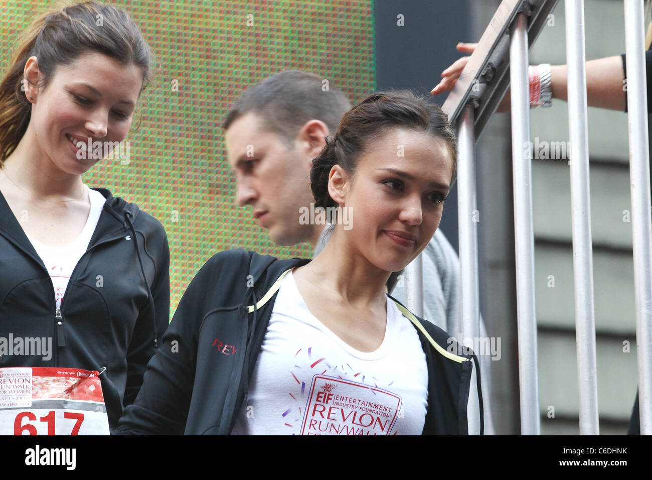Jessica Biel, Jessica Alba EIF Revlon Run/Walk for Women New York City ...