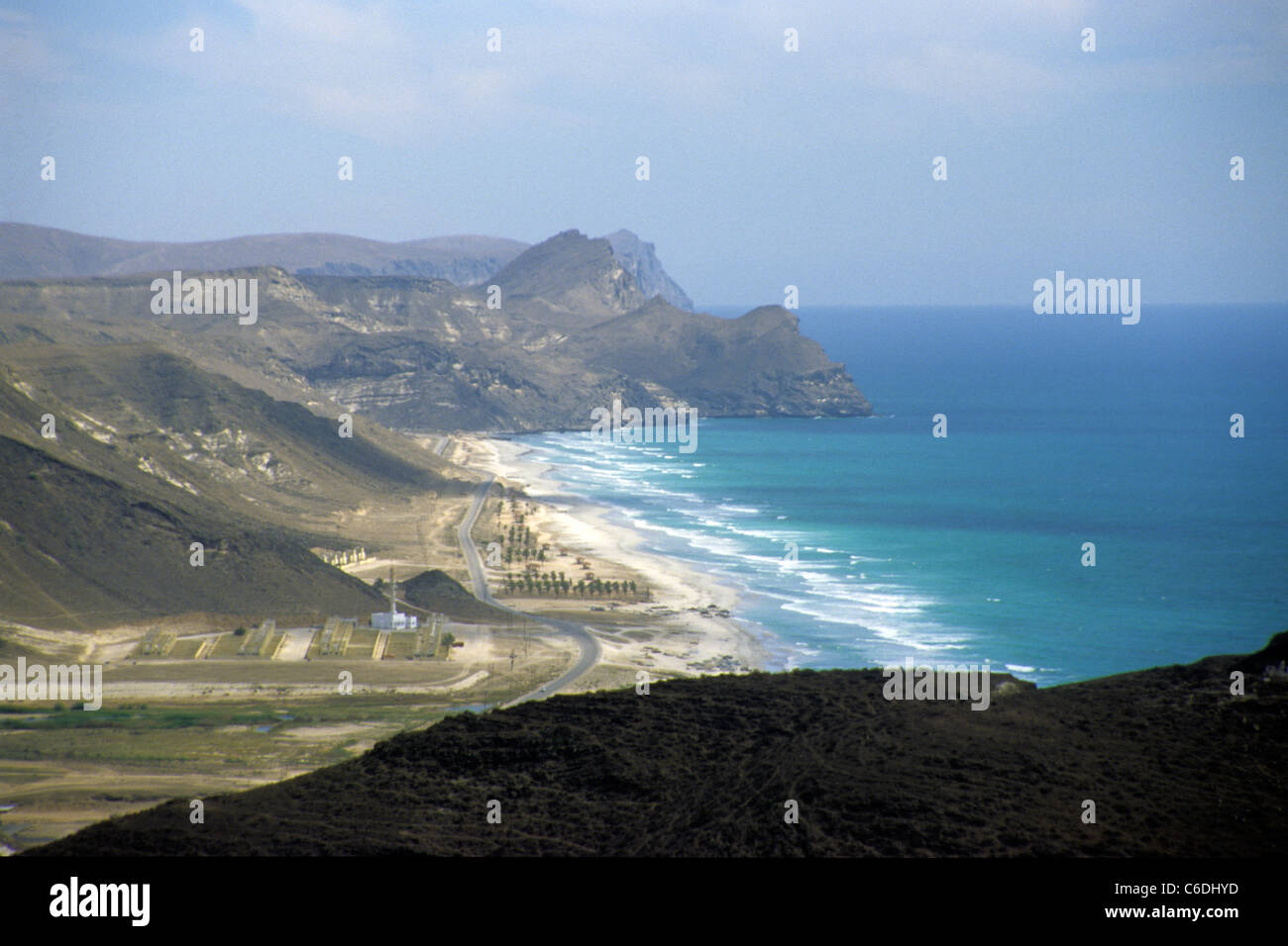 Kueste von, Al Mughsayl, Bucht, Salalah, Coastline, Al Mughsayl Bay, bay, beach, Salalah Stock Photo