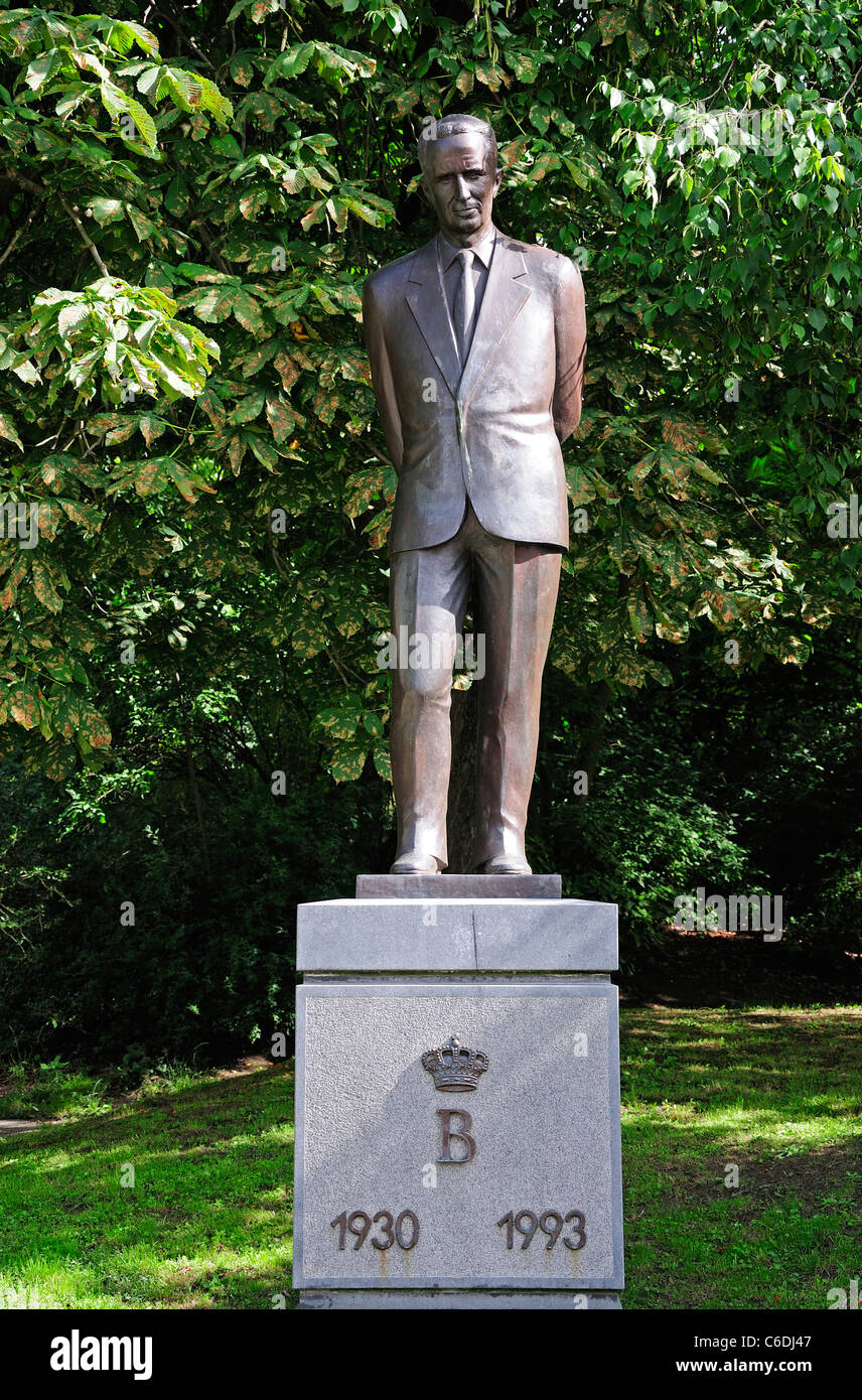 Ghent / Gent, Belgium. Citadelpark. Statue - King Baudouin (1930 - 1993 ...