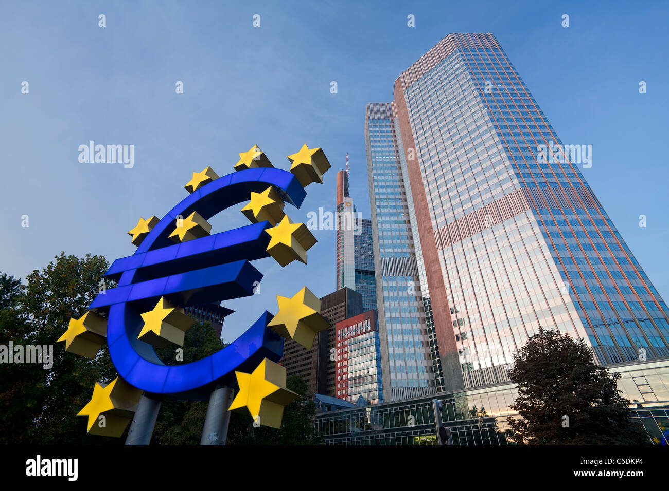 Eurotower skyscraper hi-res stock photography and images - Alamy