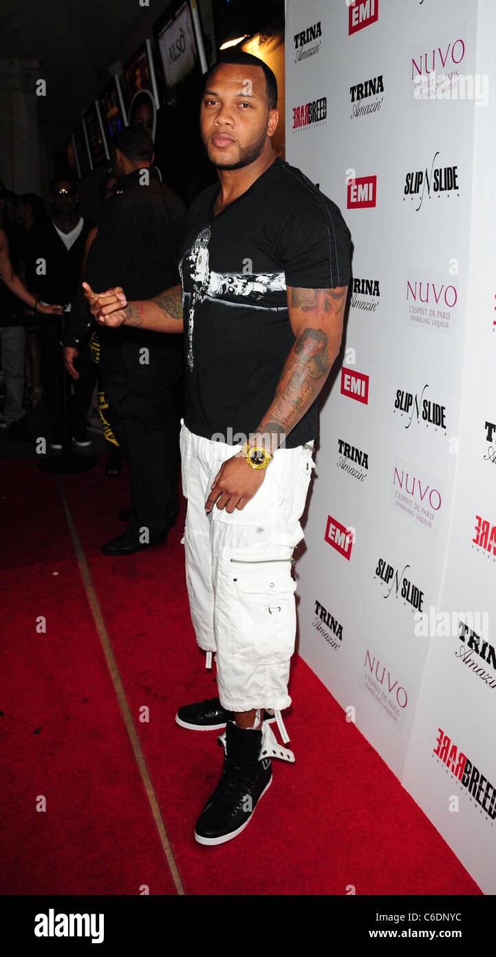 Flo Rida Trina Album Release Party held at club Mi-Vi Hallendale ...