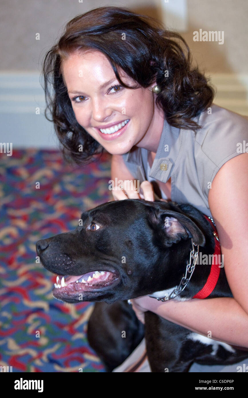 Katherine Heigl and her dog Apollo Last Chance for Animals and The