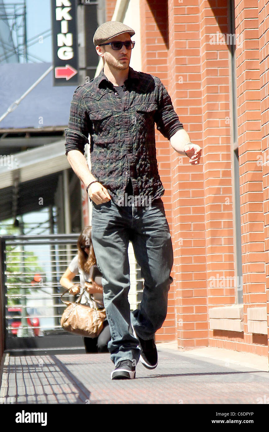 Justin timberlake arriving manhattan 