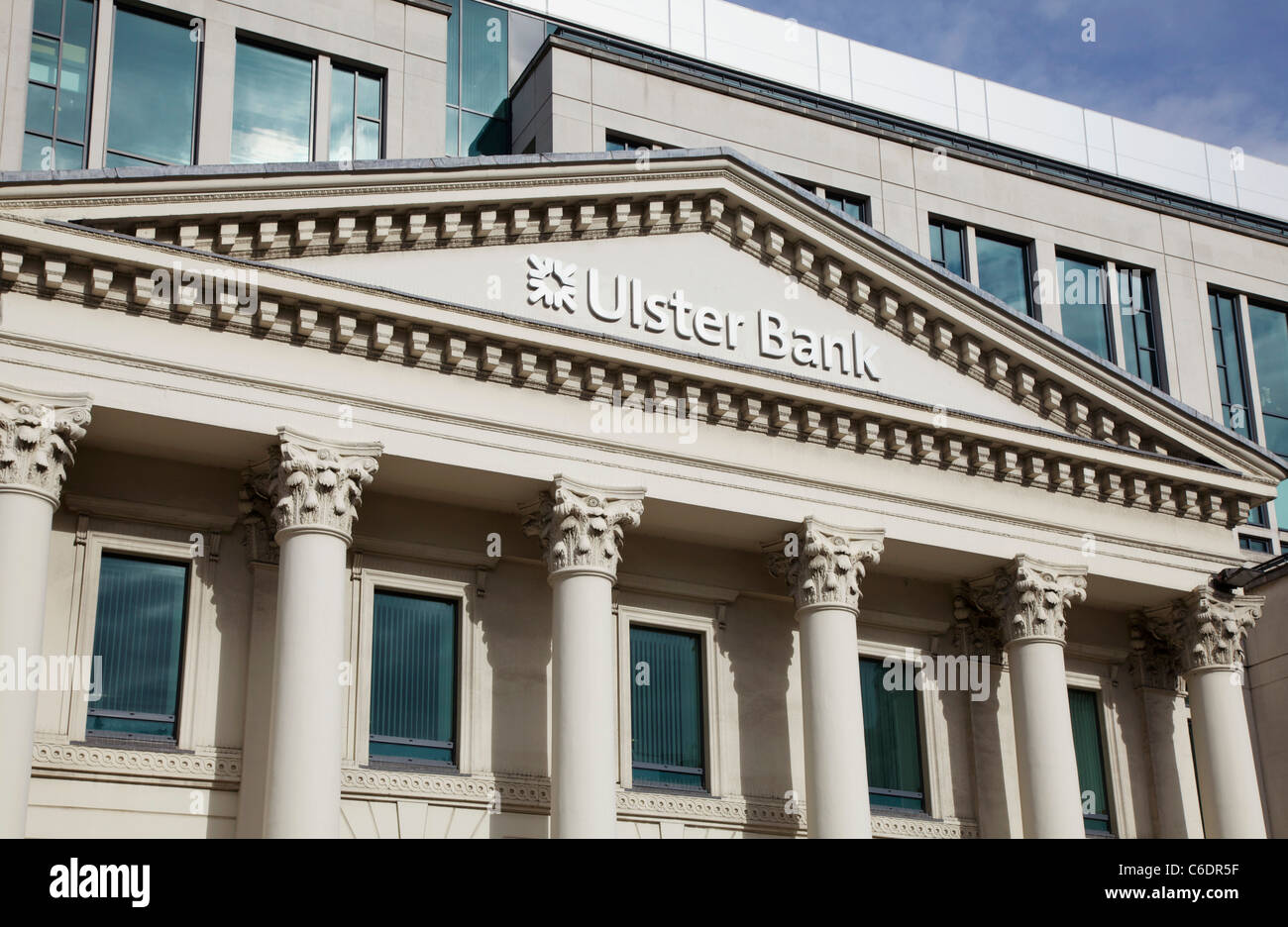 Ulster Bank building in centre of Belfast, Northern Ireland Stock Photo