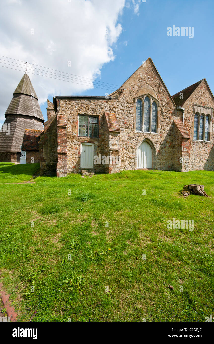 St Augustines Church Brookland Kent England Stock Photo