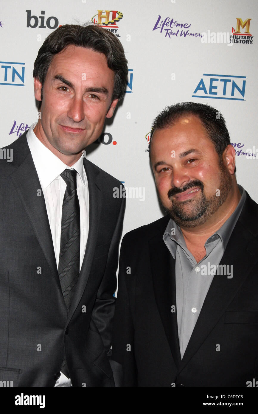 Michael Wolfe and Frank Fritz of 'American Pickers' 2010 A&E Upfront at the IAC Building New York City, USA - 05.05.10 Stock Photo