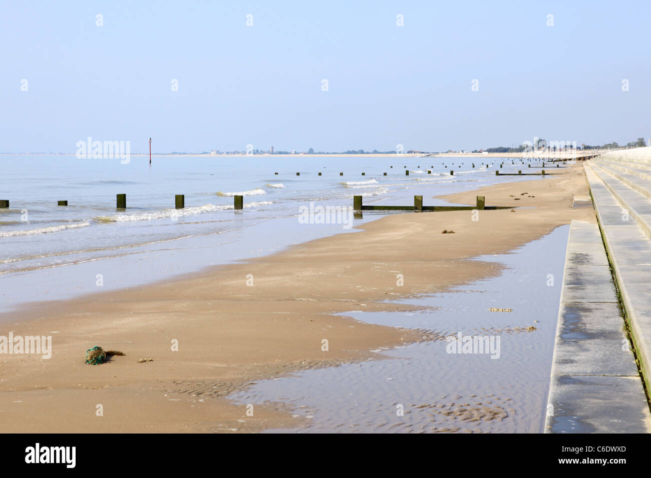 Dymchurch beach Kent Stock Photo Alamy