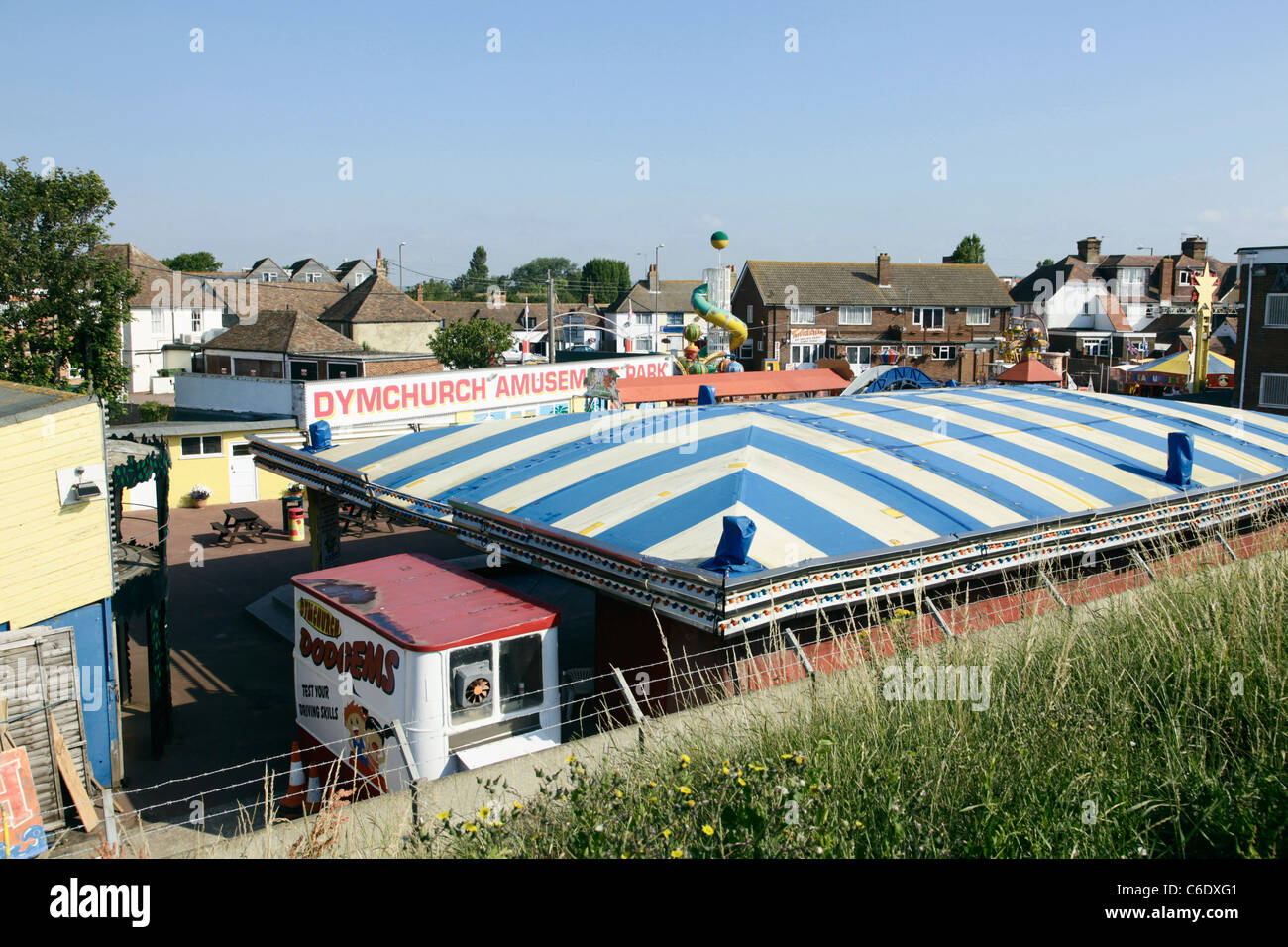 Dymchurch Amusement Park Kent Stock Photo Alamy
