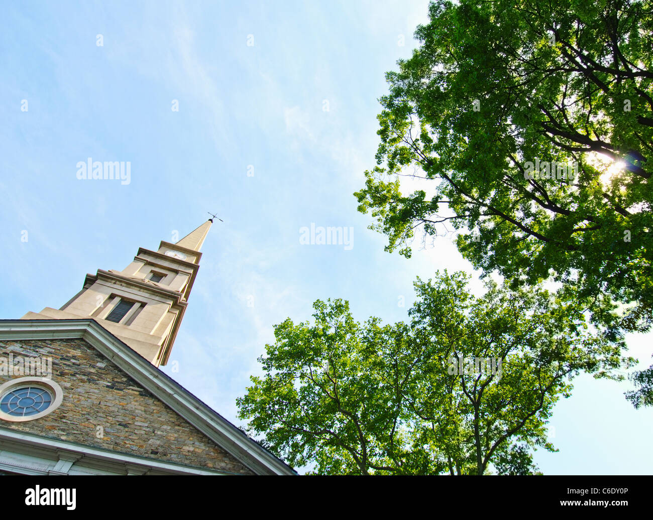 USA, New York, New York City, St Mark's Church Stock Photo