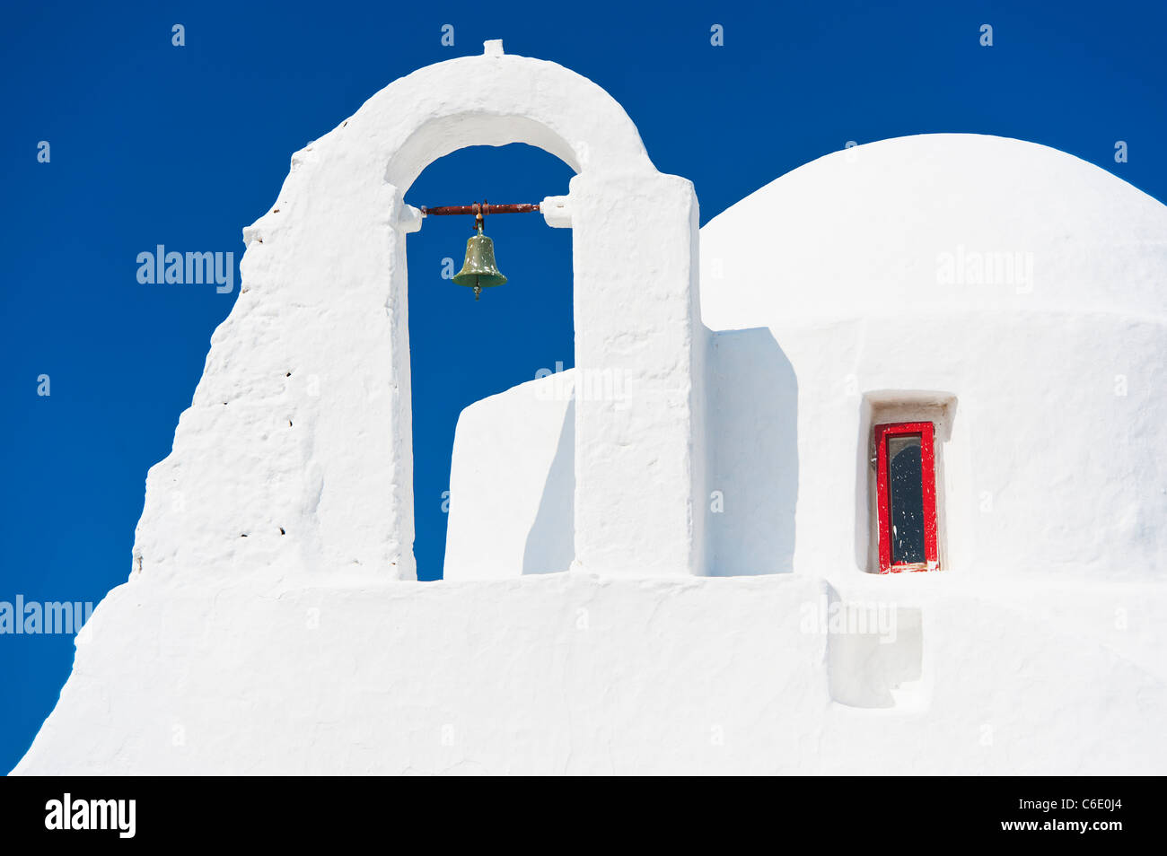 Greece, Cyclades Islands, Mykonos, Paraportiani church Stock Photo