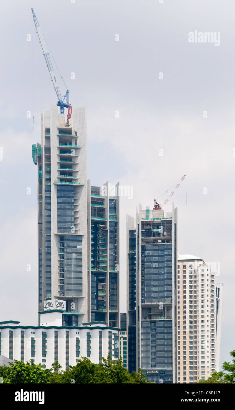 Office buildings, Kuala Lumpur, Malaysia, Southeast Asia, Asia Stock Photo