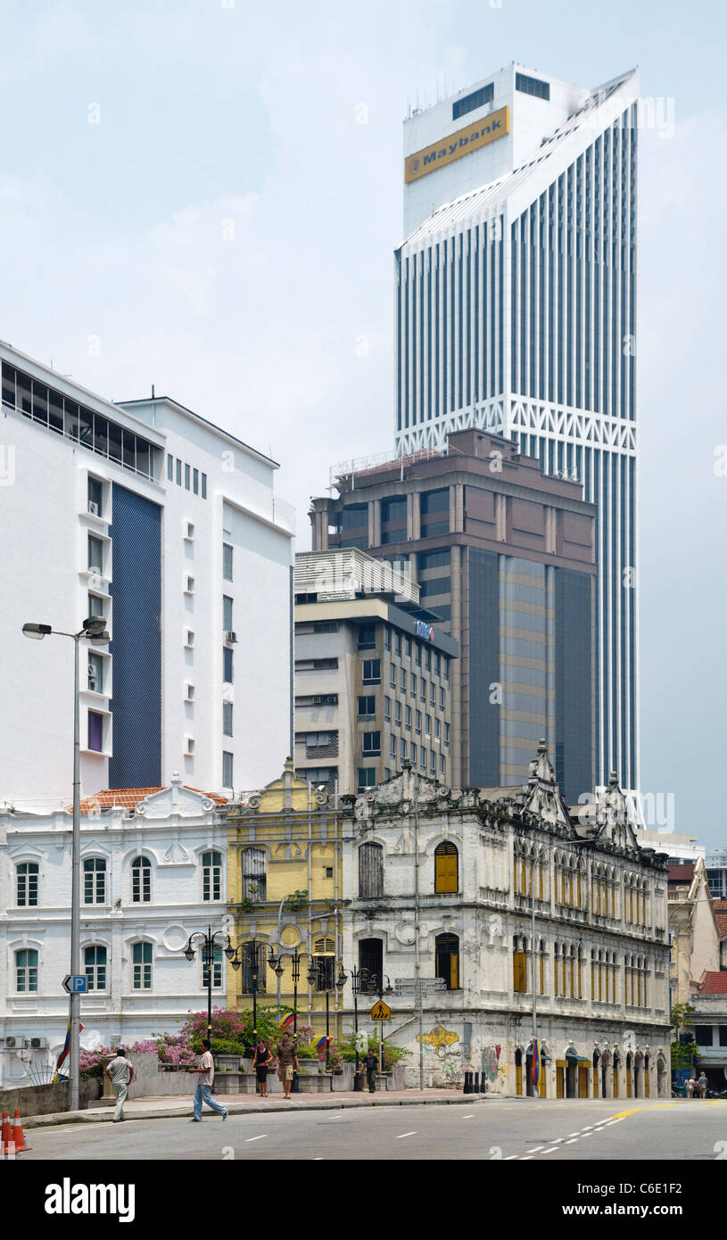 Old and modern architecture, Kuala Lumpur, Malaysia, Southeast Asia, Asia Stock Photo