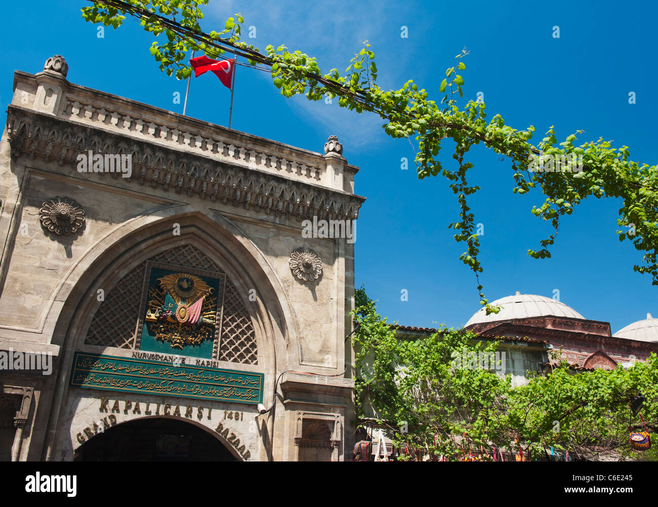 Turkey, Istanbul, Grand Bazaar entrance Stock Photo