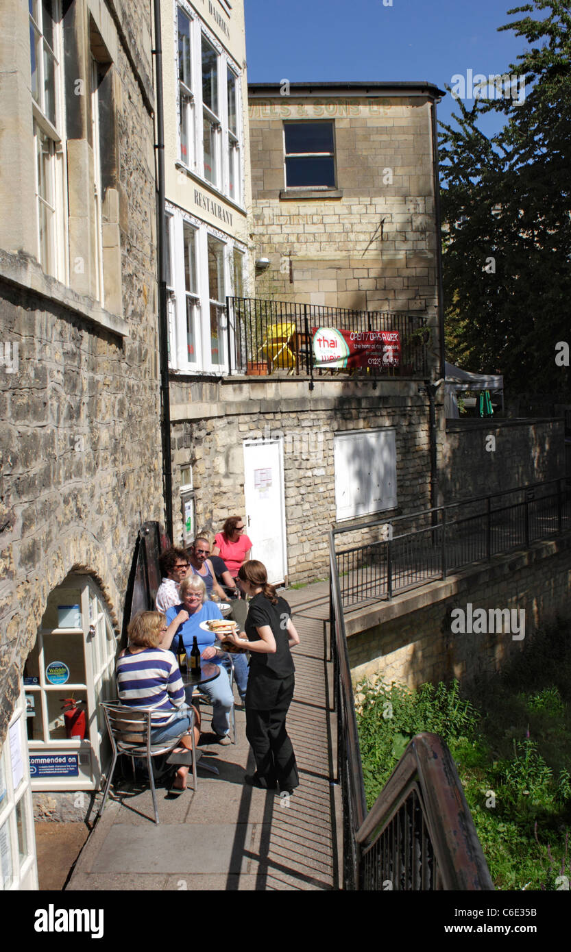 Riverside Cafe and Restaurant Bath Somerset Stock Photo Alamy