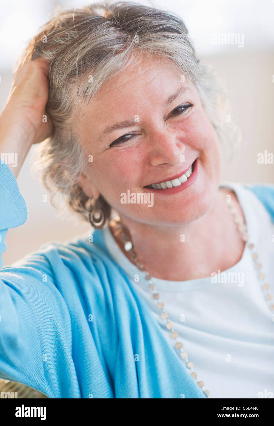 Portrait smiling active senior hi-res stock photography and images - Alamy