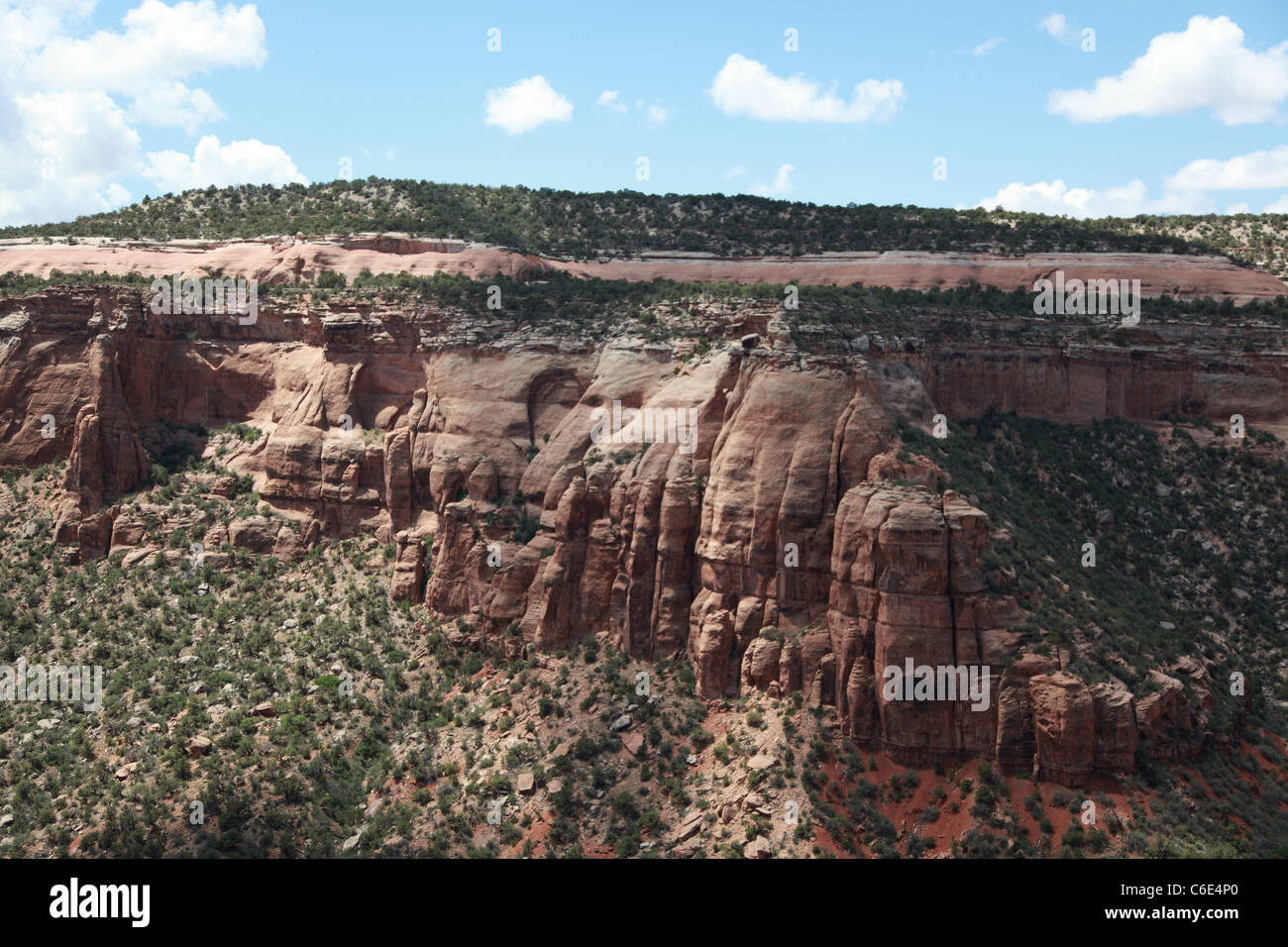 Rock formations taken in Colorado National Monument in Grand Junction ...