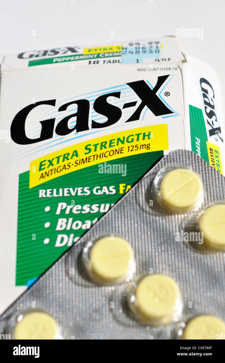 GasX antigas medication Stock Photo Alamy