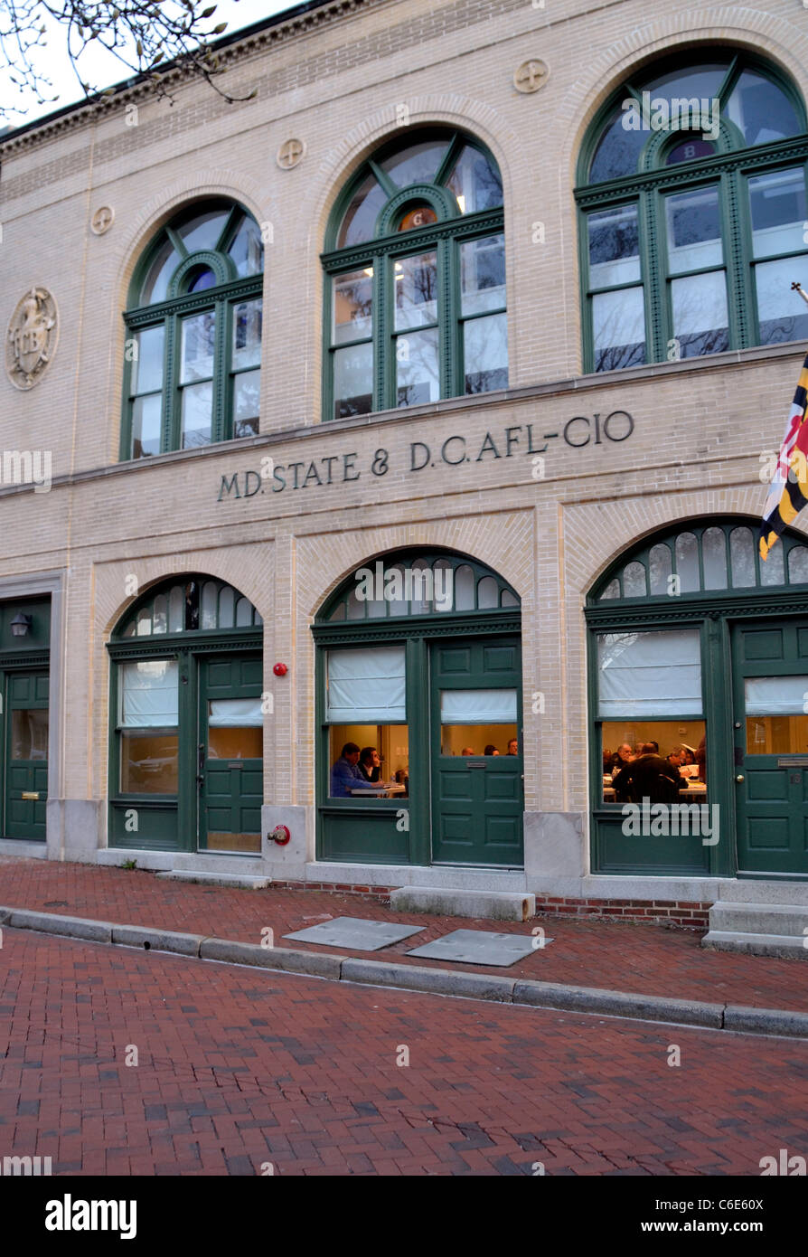 Maryland State & DC AFL CIO headquarters in Laurel, Maryland Stock Photo