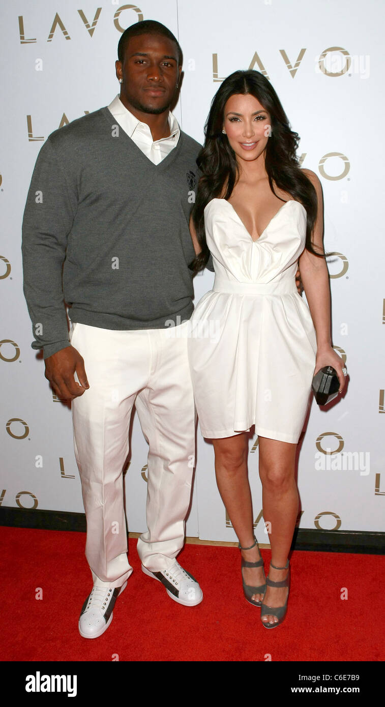 Reggie Bush and Kim Kardashian Kim Kardashian hosts The Queen of Hearts Ball at LAVO, a Pre