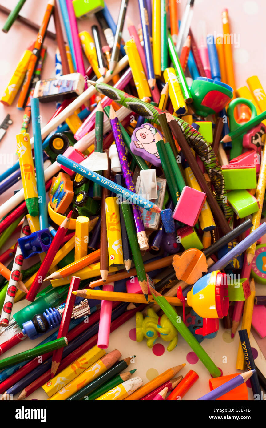coloring pens and pencils