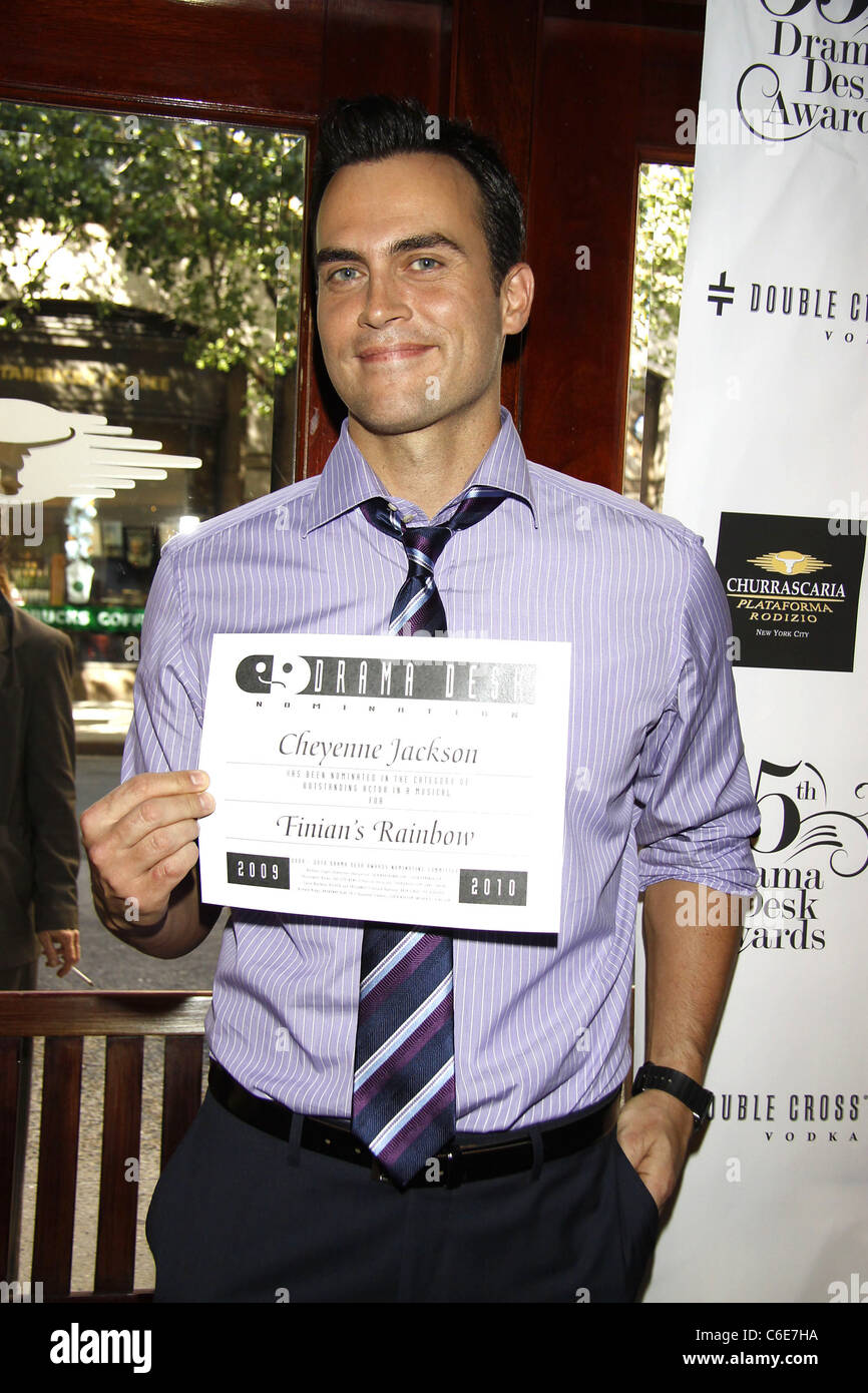 Cheyenne Jackson The Official 2010 Drama Desk Award Nominees Reception