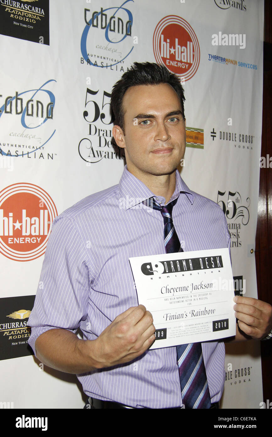 Cheyenne Jackson The Official 2010 Drama Desk Award Nominees Reception