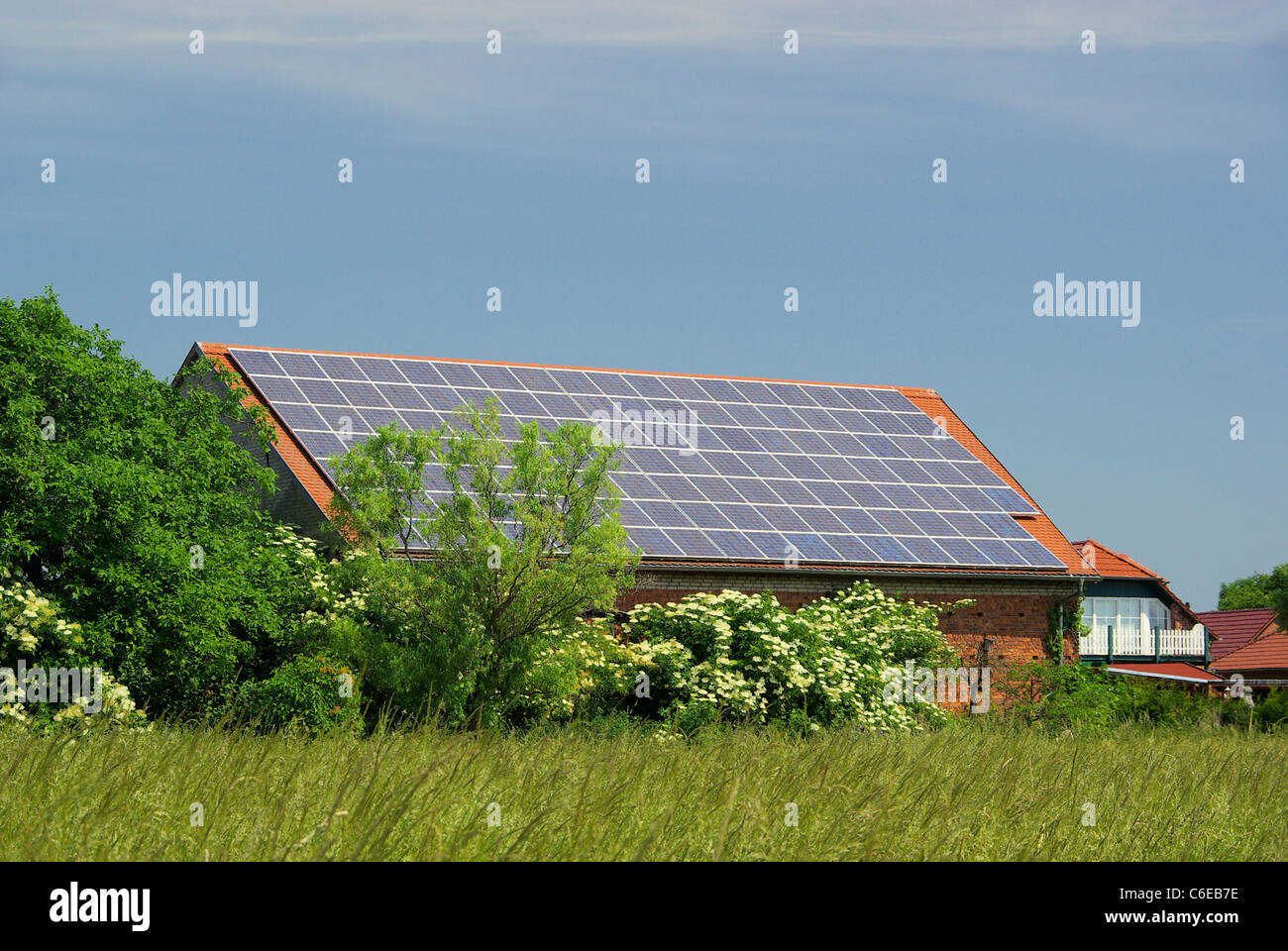 Solaranlage - solar plant 93 Stock Photo