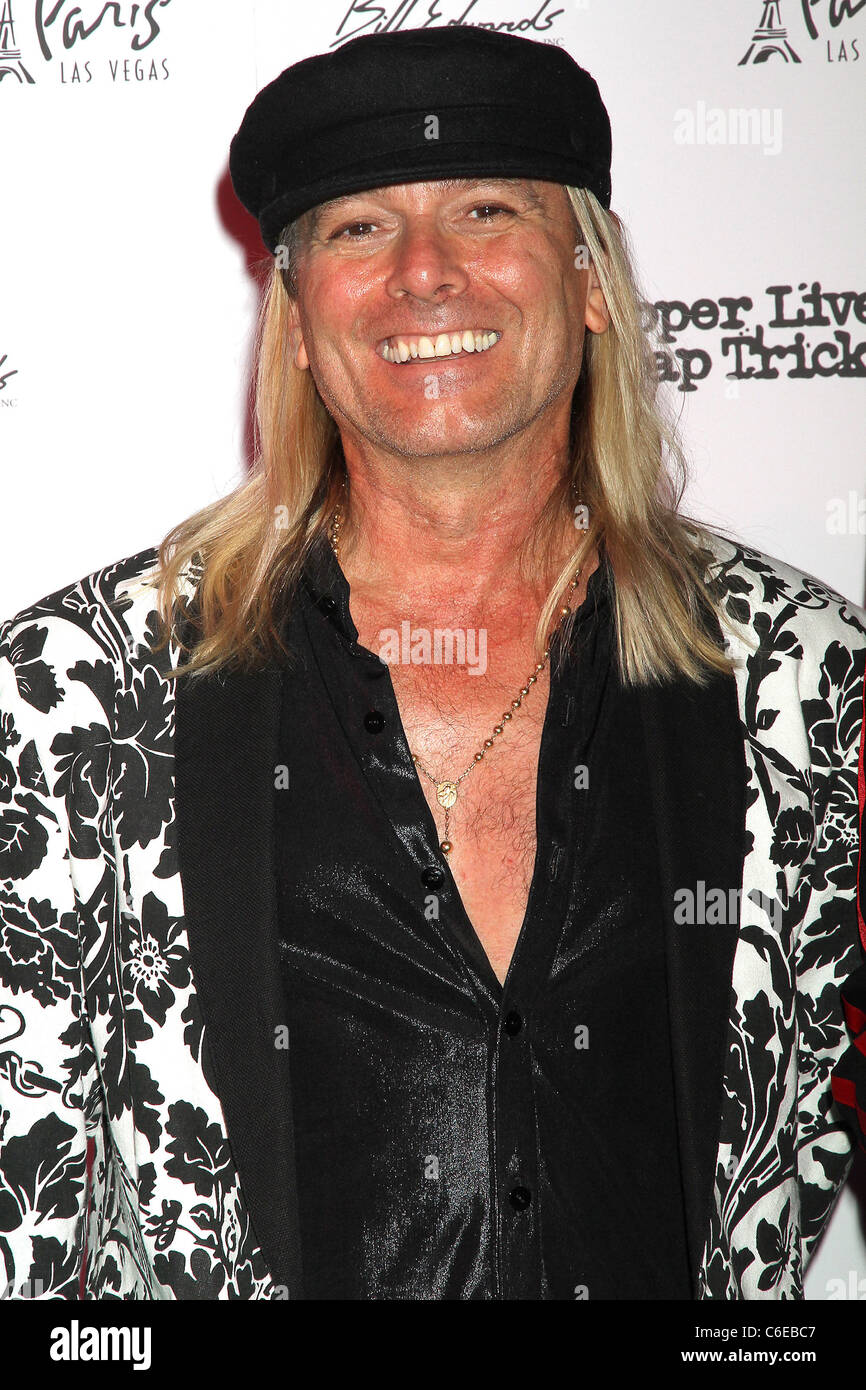 Robin Zander of Cheap Trick Mayor of Las Vegas Oscar B. Goodman Stock Photo  - Alamy