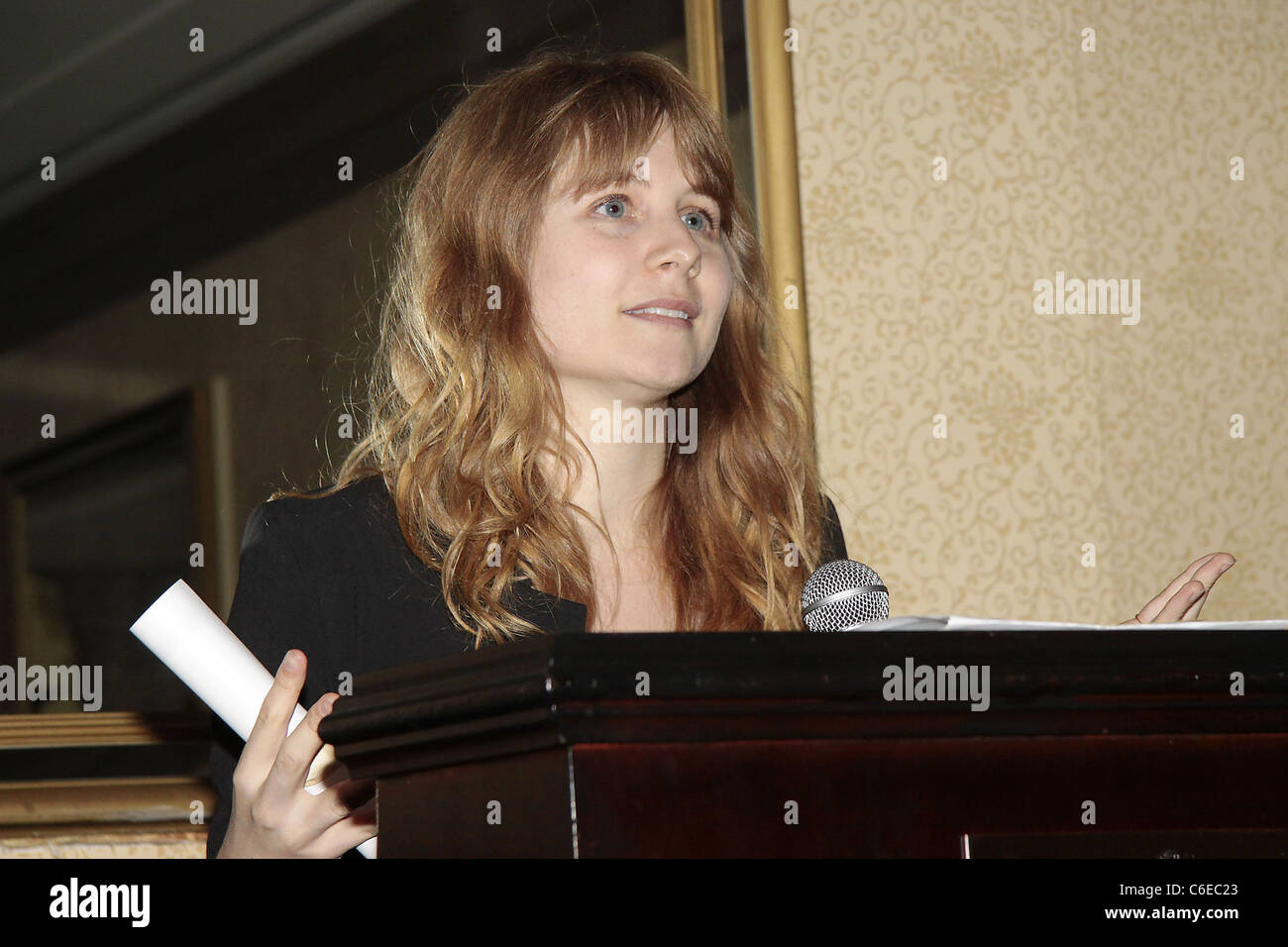 Annie Baker 75th Annual New York Drama Critics' Circle Award ceremony held at the Algonquin Hotel New York City, USA - 10.05.10 Stock Photo