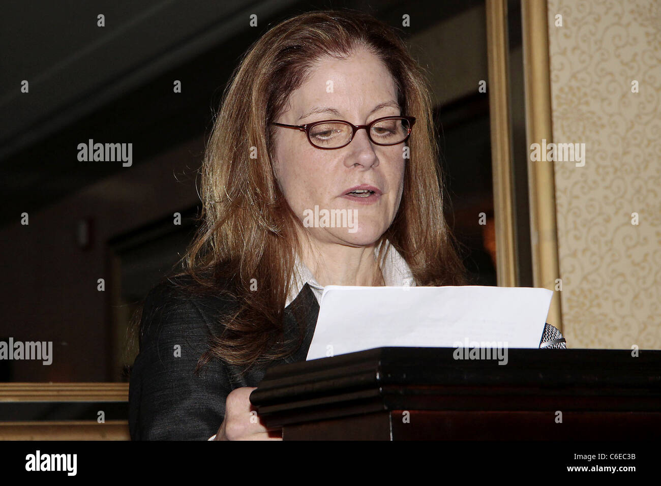 Hallie Foote 75th Annual New York Drama Critics' Circle Award ceremony held at the Algonquin Hotel New York City, USA - Stock Photo